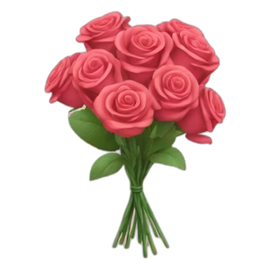 a bouquet of roses sticker