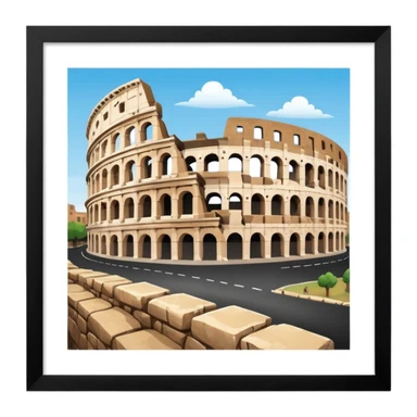 colosseum rome  emoji sticker