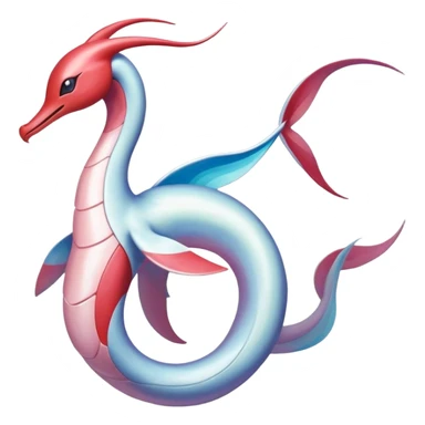 Milotic-Latias-Fakémon-hybrid-creature (full body)  sticker