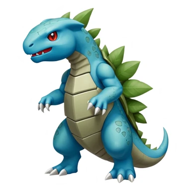 Larvitar-Fraxure-hybrid-creature, (full body) sticker