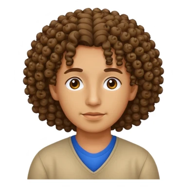 Hispanic with curly hair puerto rican sticker