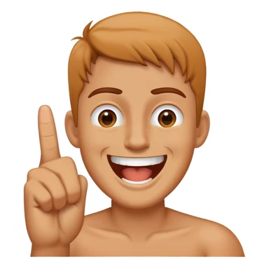 Middle finger laughing sticker