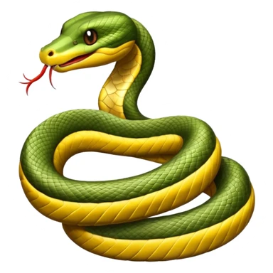 Snake with big butt cheeks sticker