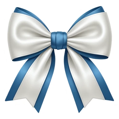 Girls white bow only bow  sticker