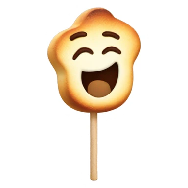 toasted marshmallow on stick sticker