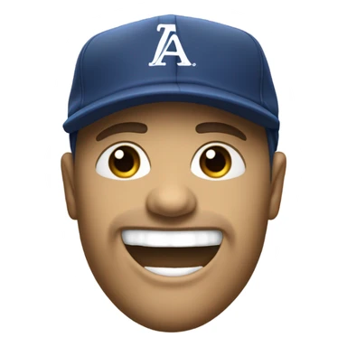 If a baseball bat had the face of a man and JJC on the hat. sticker