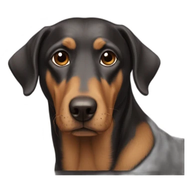 Weenerdog sideways sticker