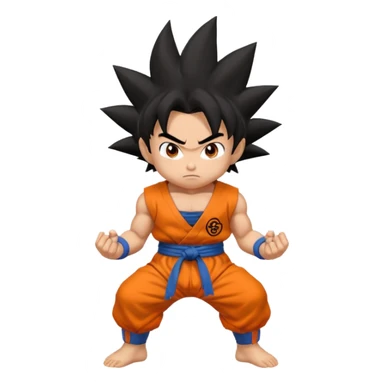 dragon ball kid goku sticker