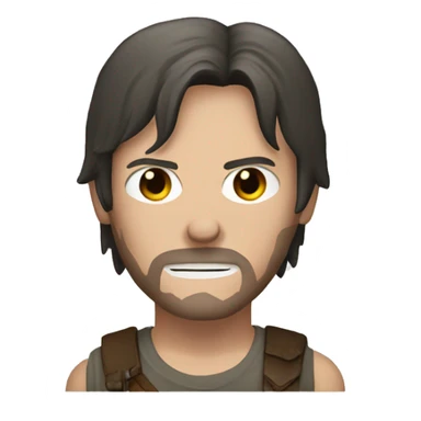 Daryl Dixon of the walking dead  sticker