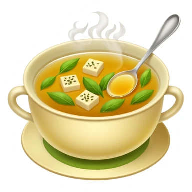 Broth, green tea. sticker