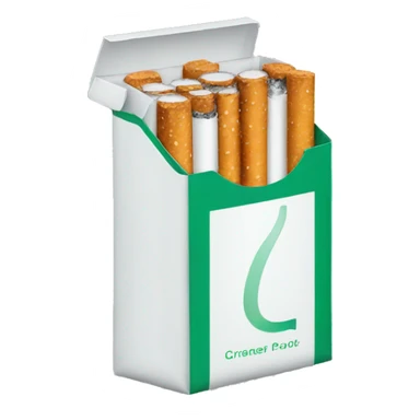 cigarette pack sticker