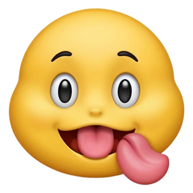 shy emoji with tongue sticking out  sticker