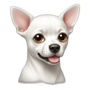 chiuaua white sticker