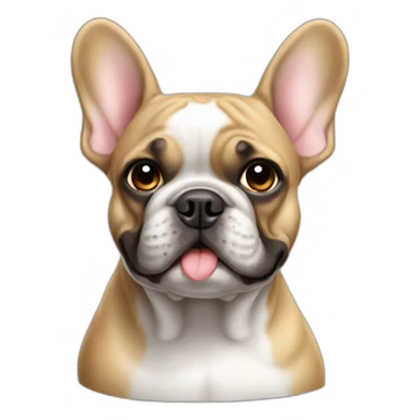 Genius it French bulldog sticker