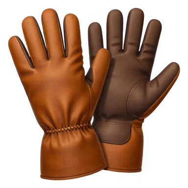 gloves gardening with dirt sticker