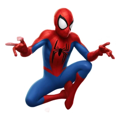 spider-man with hearts sticker