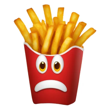 Cajun fries sticker