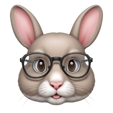 🐰🤓 sticker