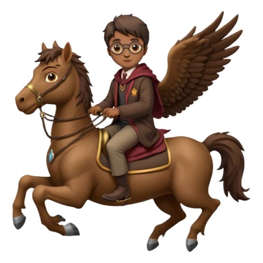 hippogriff and harry potter sticker