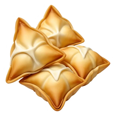 Cream cheese wonton sticker