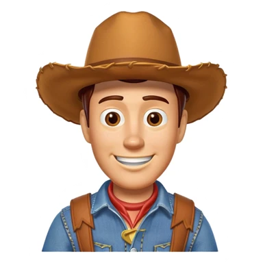 Woody cowboy from Toy Story sticker