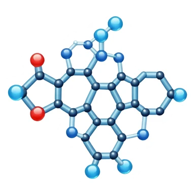 glucose molecule sticker