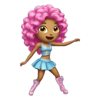 Nicki Mina dancing sticker
