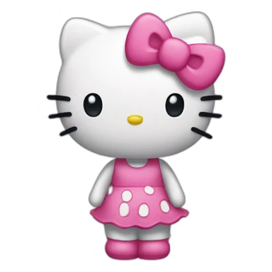 Hello kitty debout sticker