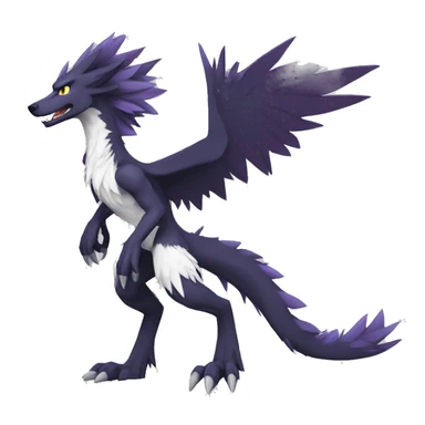 Cool Edgy Sergal species full body sticker