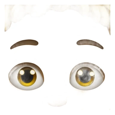 Creepy eyes open with dark circles under eyes sticker