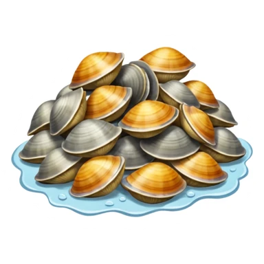Clams sticker