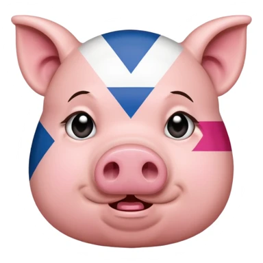 israeli pig with israel flags everywhere crying sticker