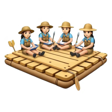 apache zookeeper on a raft sticker