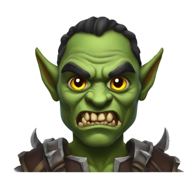 diablo orc halloween sticker