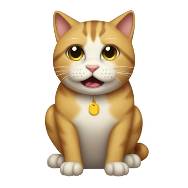 pleading cat crying sticker
