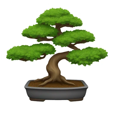 bonsai tree sticker