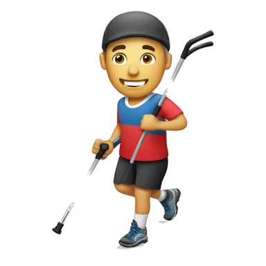 Nordic walking sticker