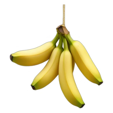 dangling bunch of banana sticker