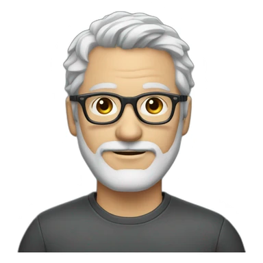 40-year-old-white-man-with-grey-hair-and-grey-beard-and-dark-glasses-and-thin-nose sticker