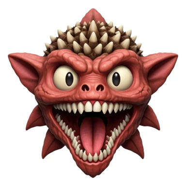 Stranger things demogorgon head sticker