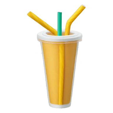 Colored Paper straw sticker