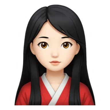 japanese student girl sticker