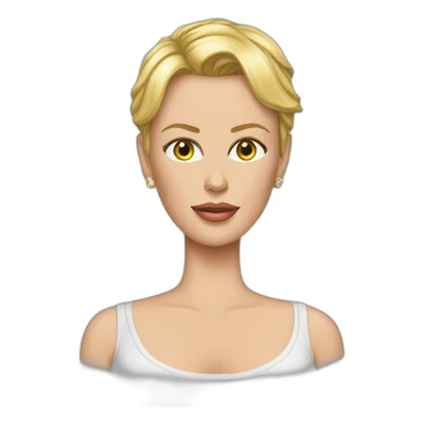 charlize theron wearing t-shirt sticker