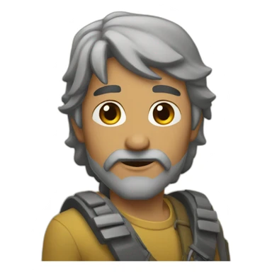 Agarrar la pala  sticker