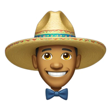Barack Obama with sombrero sticker