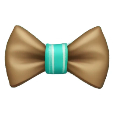 Turquoise plaid western bow sticker
