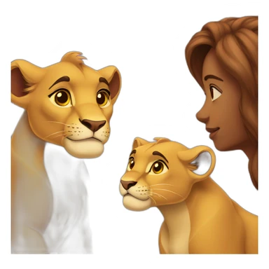 simba et nala sticker
