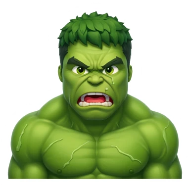 Hulk vomitando sticker