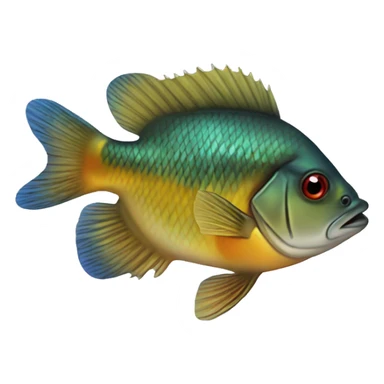 Bluegill fish sticker