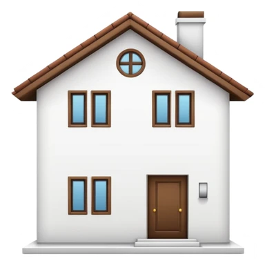 house with a plkus in it sticker